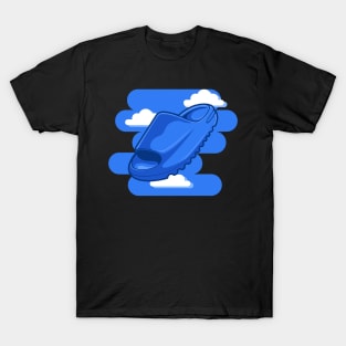 Slide Azure Clog Shoes T-Shirt